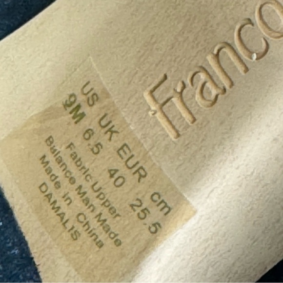 Franco Sarto Damalis Platform Sandal - Black Galaxy - size 9 - Picture 14 of 16